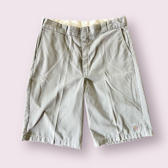 Y2K Dickies Khaki Multi Use Pocket Work Shorts - Picture 1 of 11
